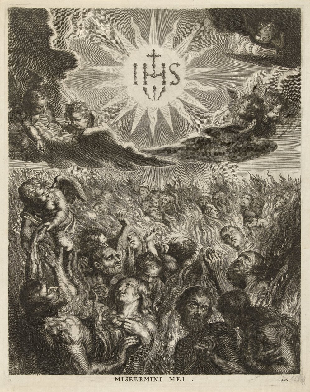 Lidé v očistci od Cornelis Galle (I)