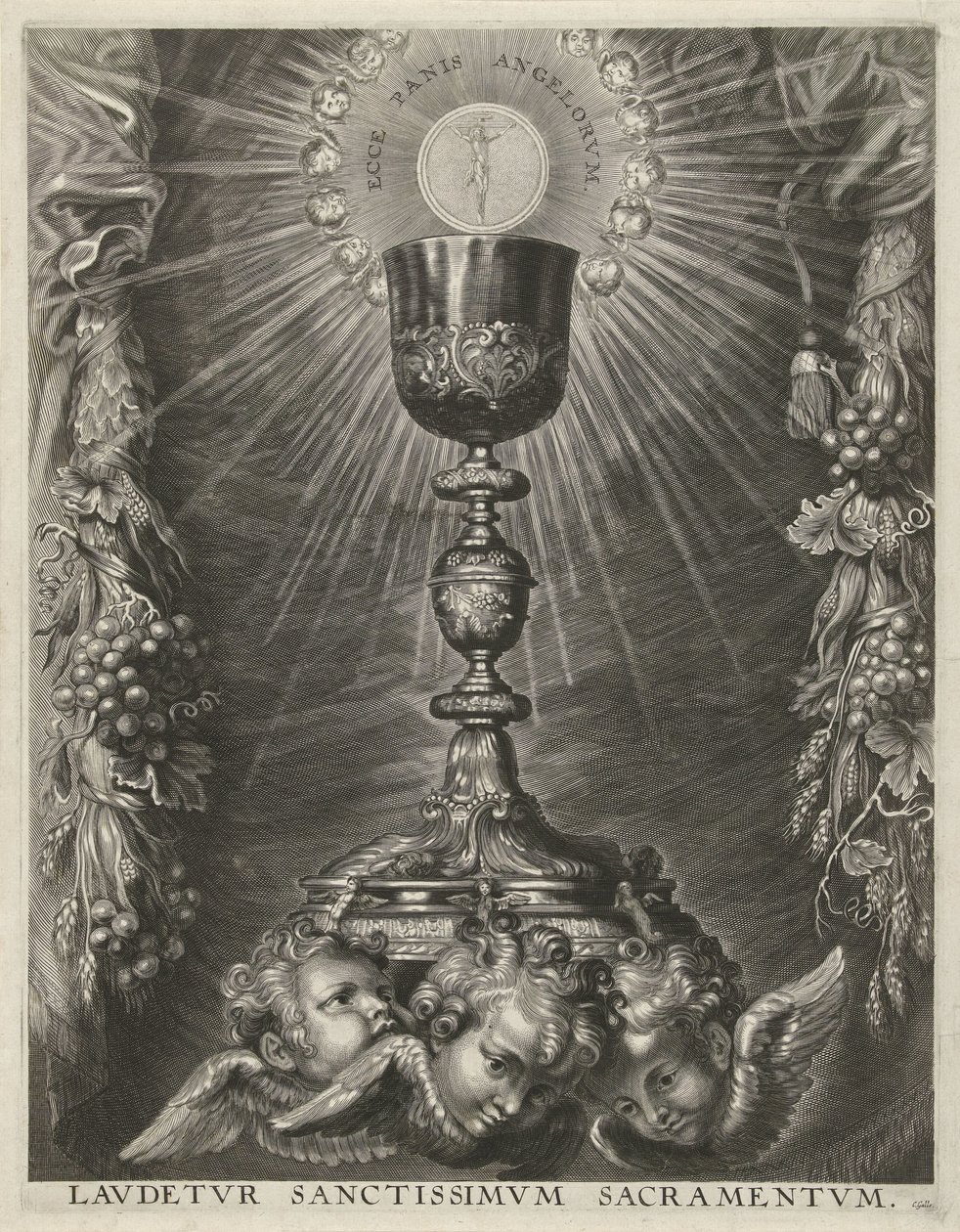 Kalich s hostitelem od Cornelis Galle (I)