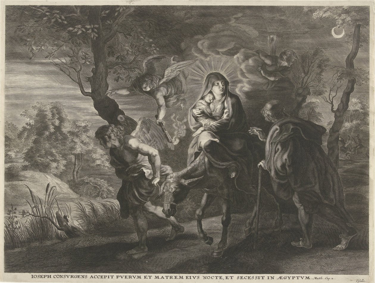 Let do Egypta od Cornelis Galle (I)