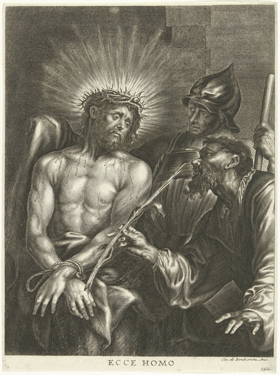 Kristus ukázaný lidem (Ecce Homo) od Cornelis Galle (II)