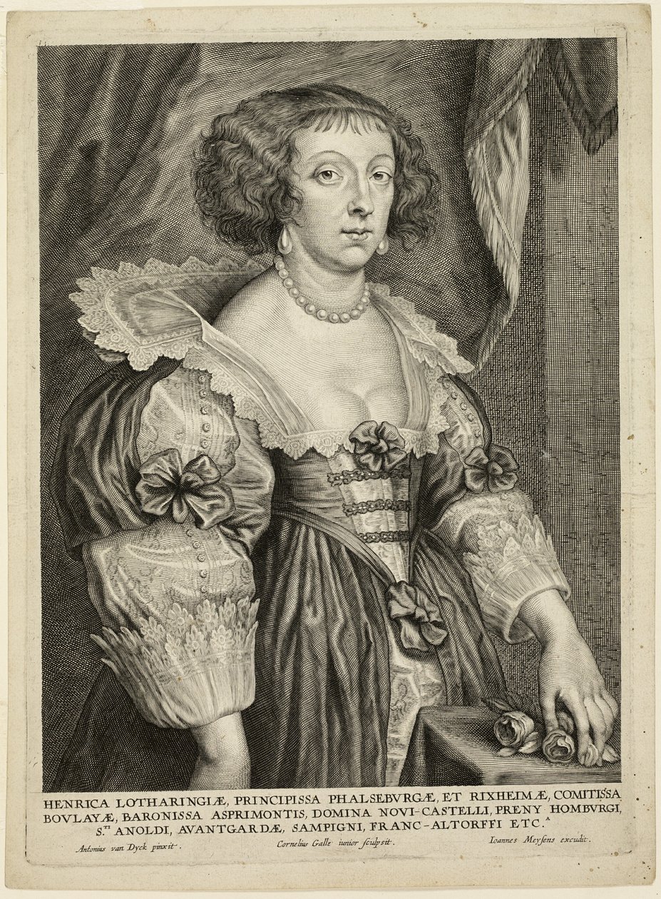Henrietta Lotrinská od Cornelis Galle II