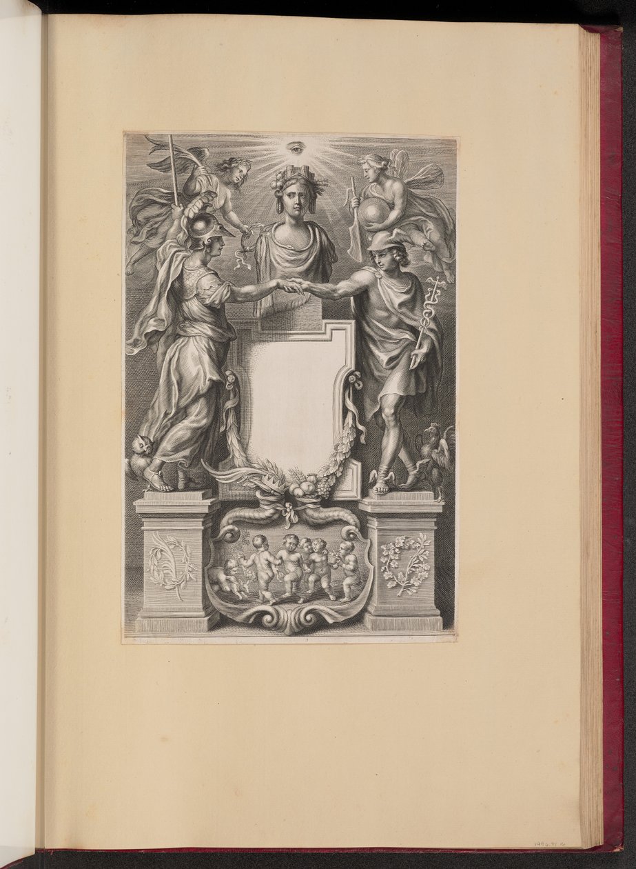 Titulní strana pro Frederik de Marselaer, Legatvs od Cornelis Galle II after Sir Peter Paul Rubens