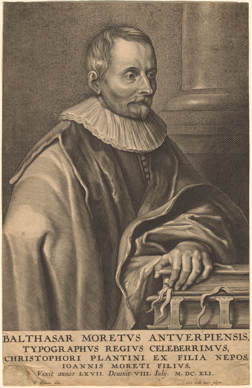 Balthasar Moretus z Antverp od Cornelis Galle I