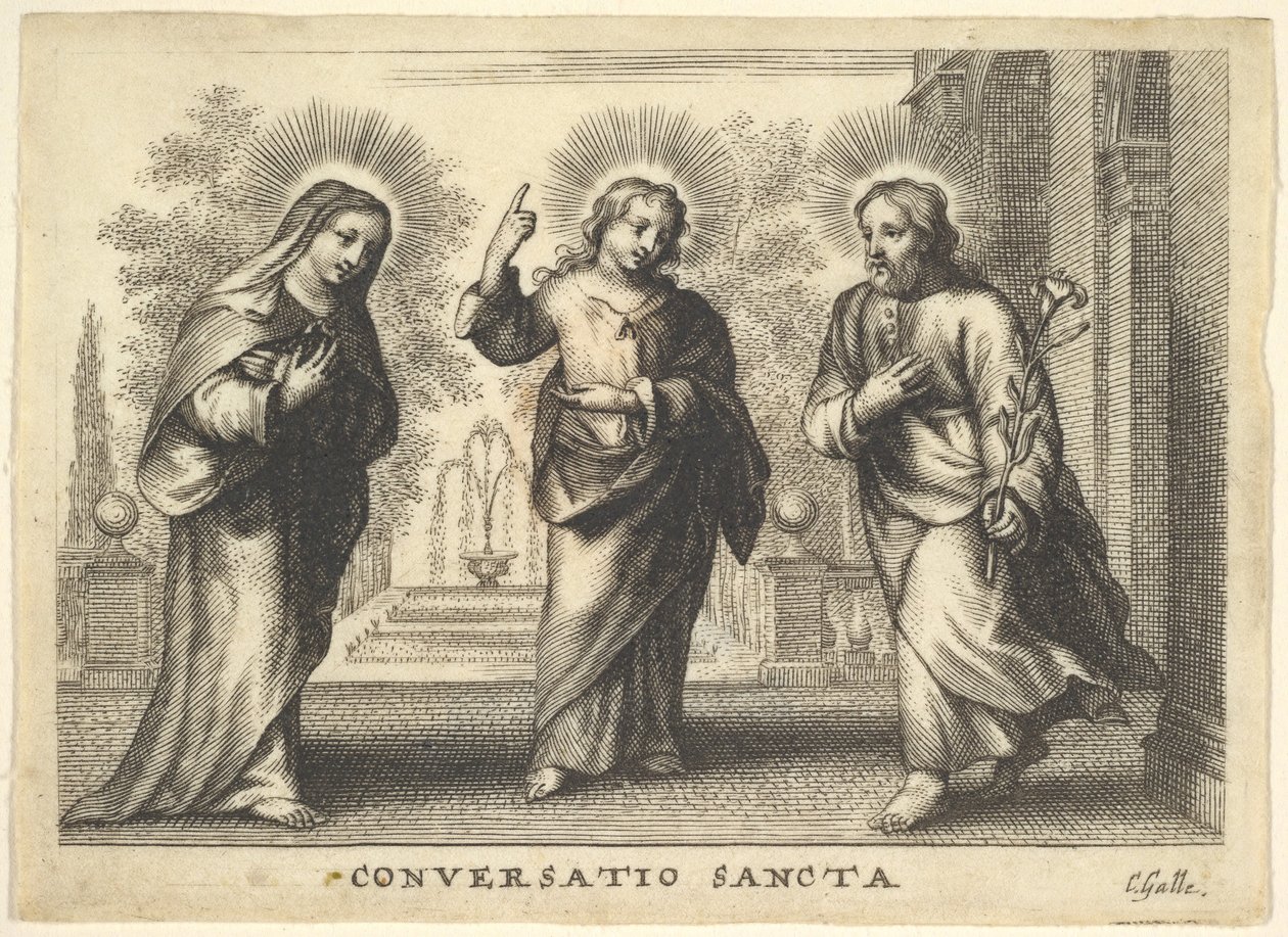 Svatý rozhovor. od Cornelis Galle I