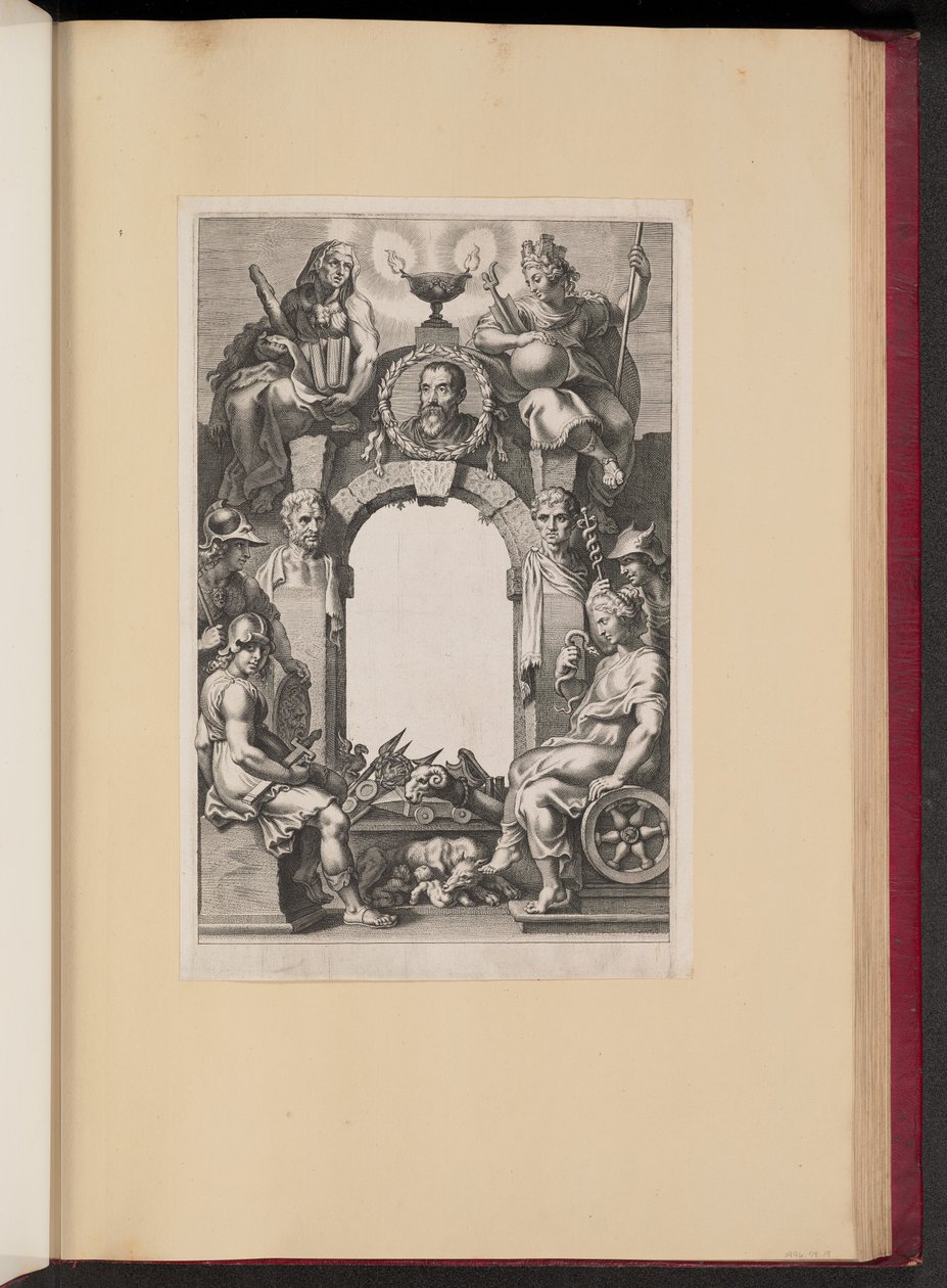 Titulní strana pro Justus Lipsius, Opera Omnia, I od Cornelis Galle I after Sir Peter Paul Rubens