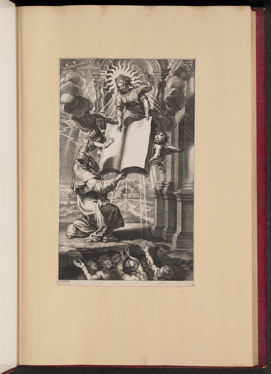 Titulní strana Oliviera Boonaertse „In Ecclesiasticvm Commentarivs...“ od Cornelis Galle I after Sir Peter Paul Rubens