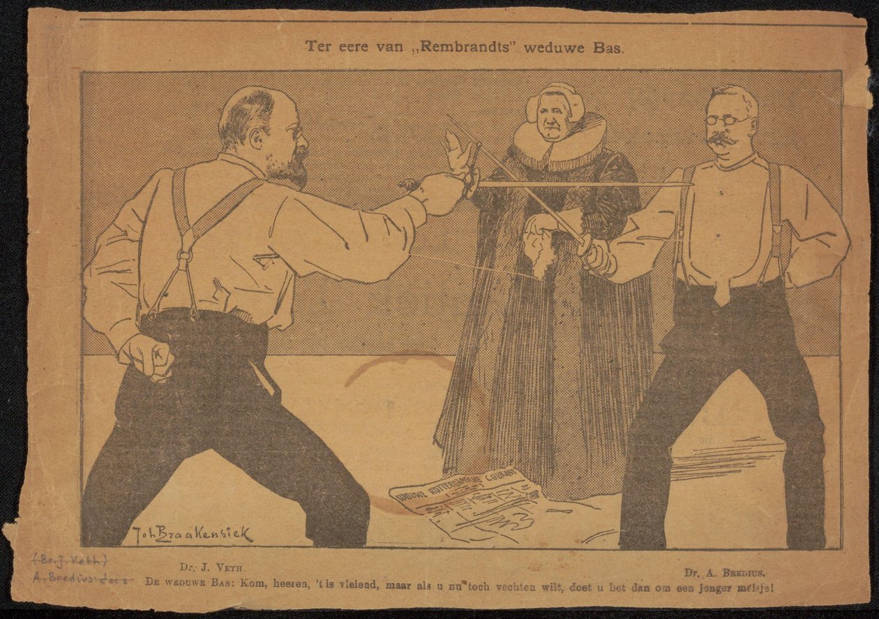Novinový výstřižek z archivu Jana Vetha od Cornelis Gerardus 