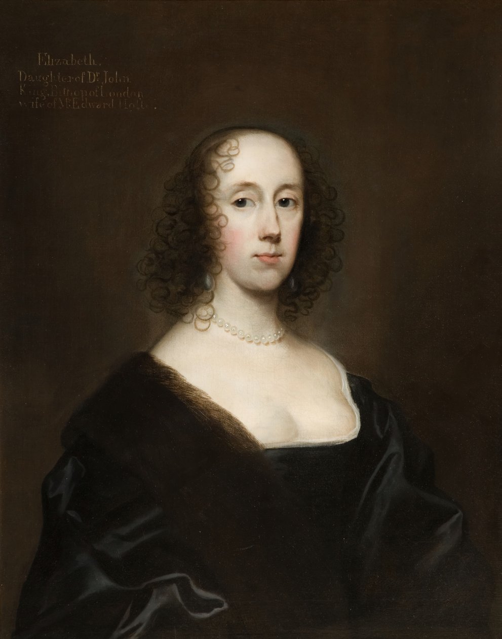 Portrét Elizabeth Holte no King, 1636. od Cornelis Janssens van Ceulen