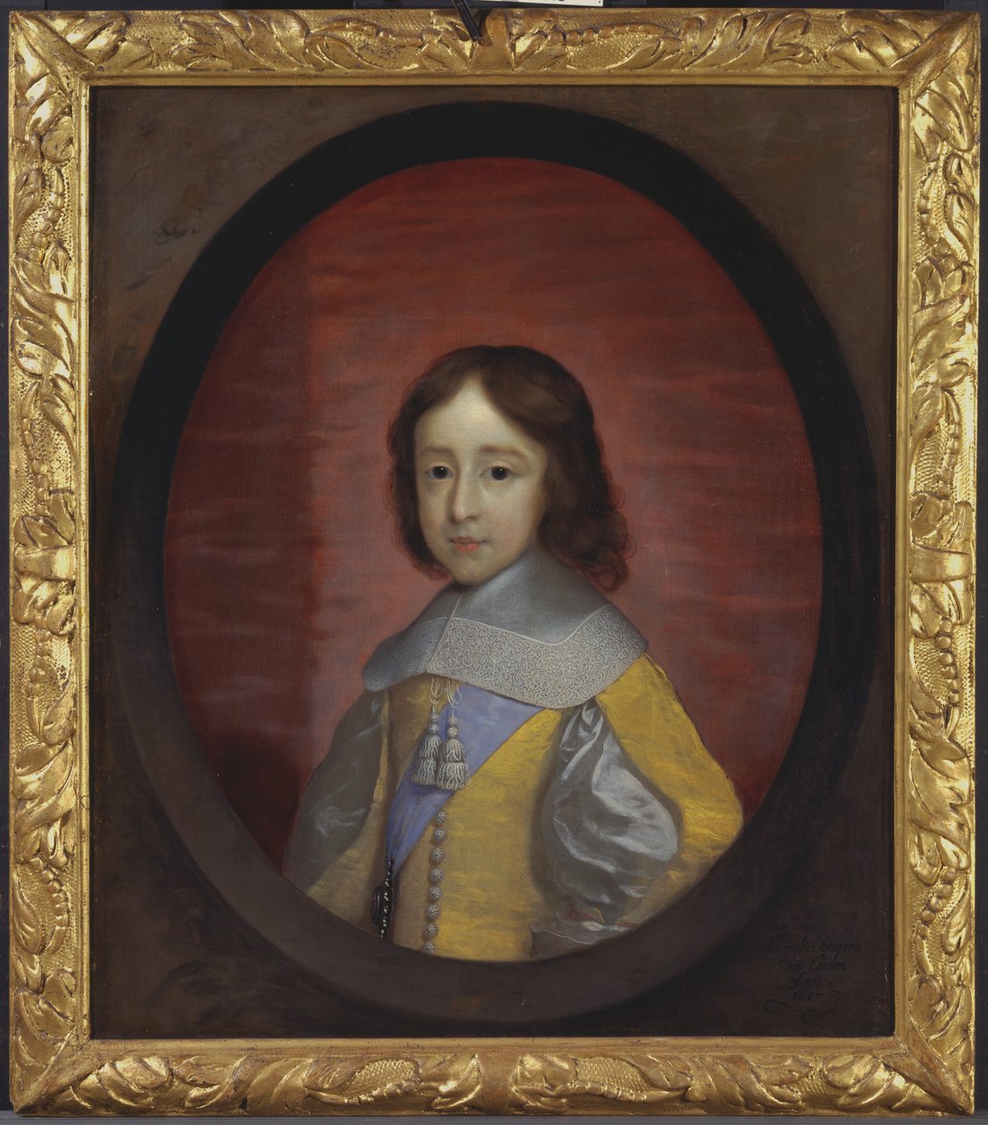 Vilém III., princ Oranžský, jako dítě od Cornelis Janssens van Ceulen