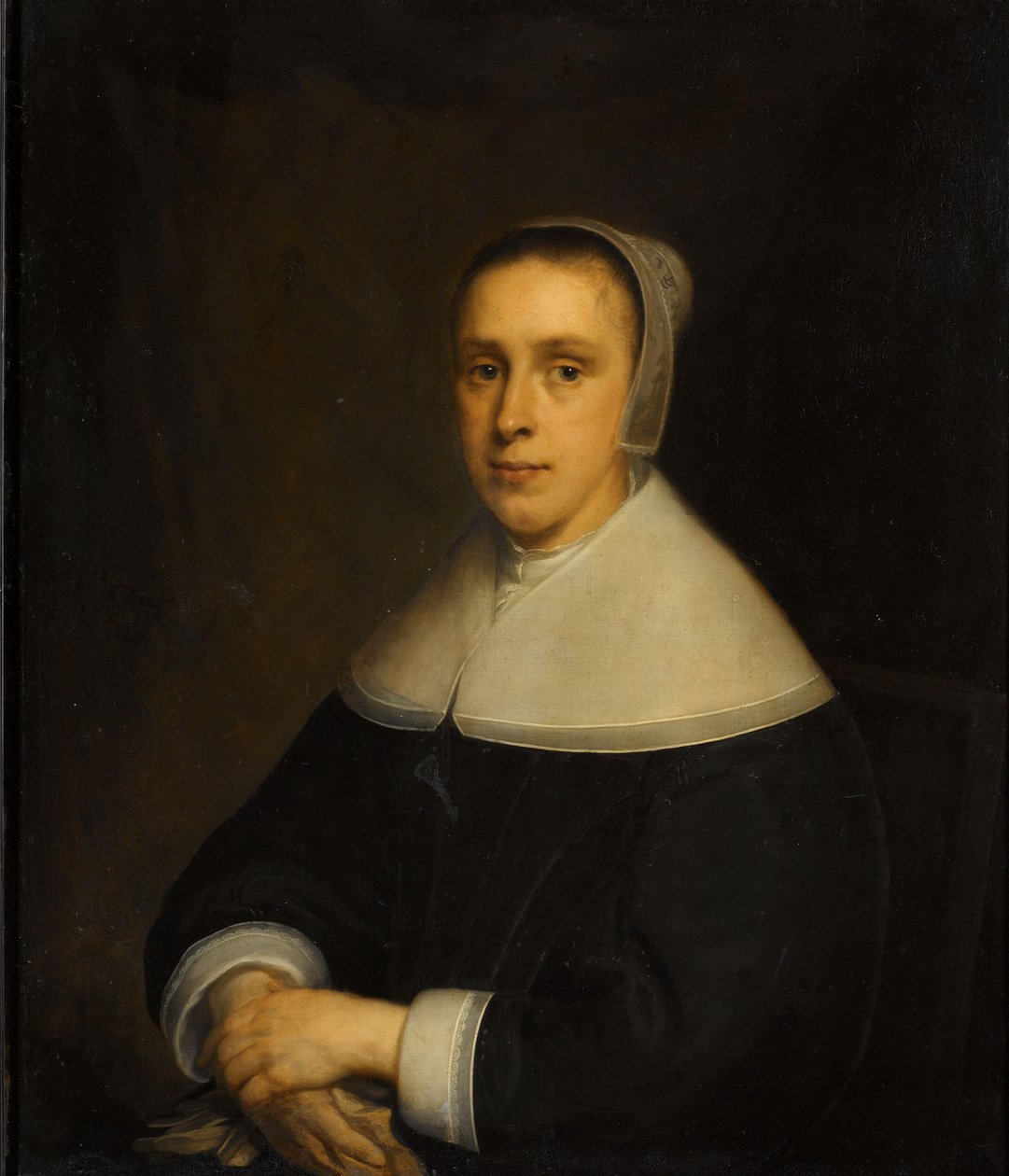 Portrét Elisabeth Vervoorn (1617-57) Portrét Elisabeth Vervoorn (1617-73), manželky Johana van Somerena od Cornelis Jonson van Ceulen (I)