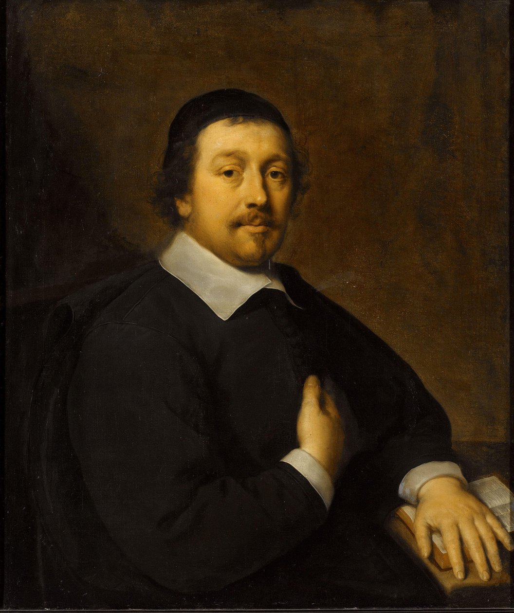 Portrét Johana van Somerena (1622-76) Johan van Someren (1622-76). Velký důchodce z Nijmegenu od Cornelis Jonson van Ceulen (I)