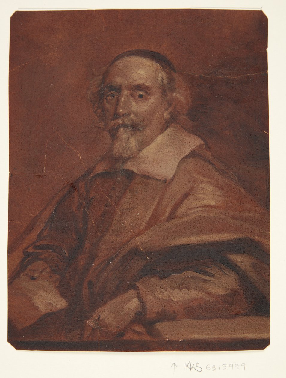 Portrét malíře Adriaena van Nieulandta od Cornelis Jonson van Ceulen