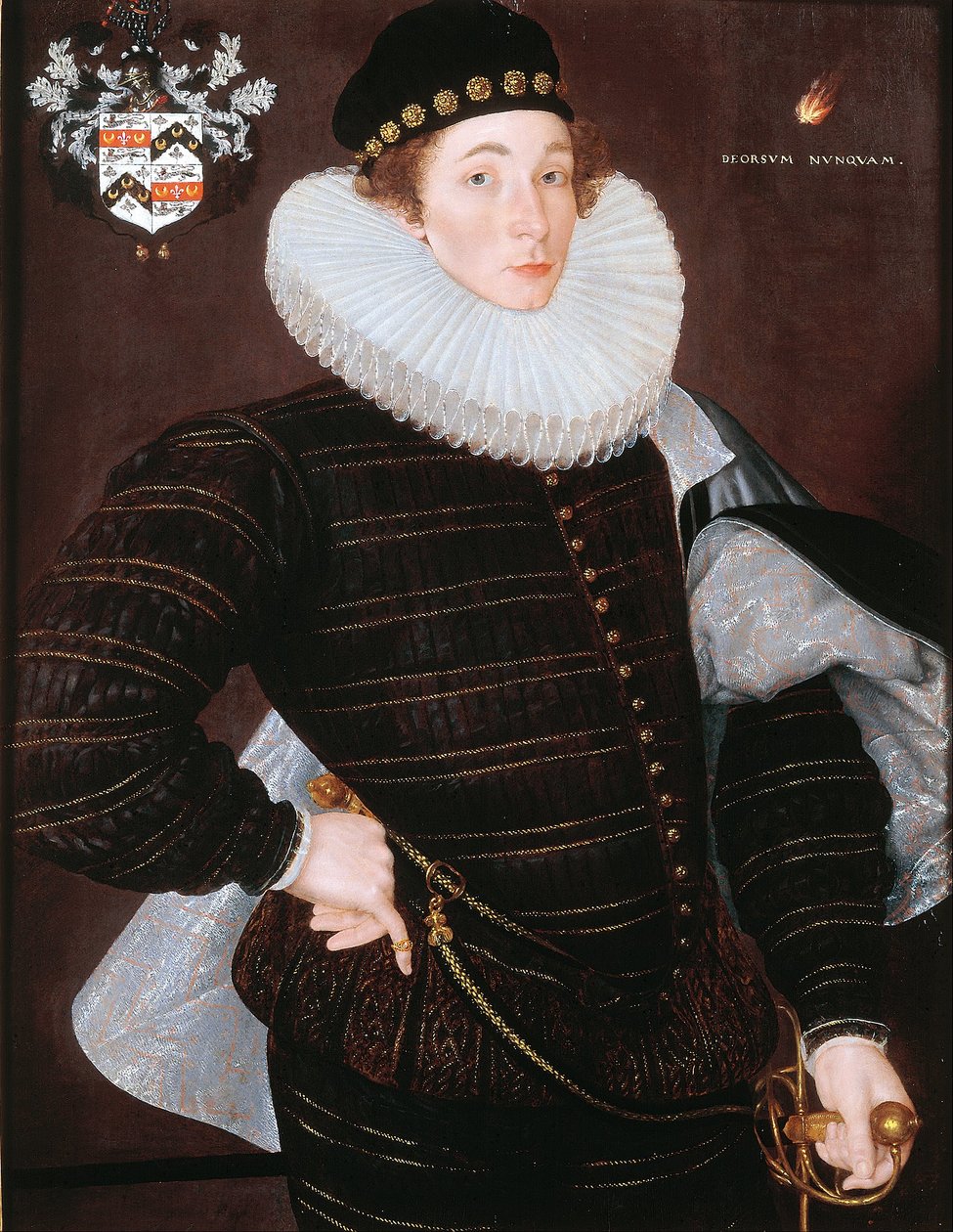 Richard Goodricke z Ribstonu, Yorkshire od Cornelis Ketel