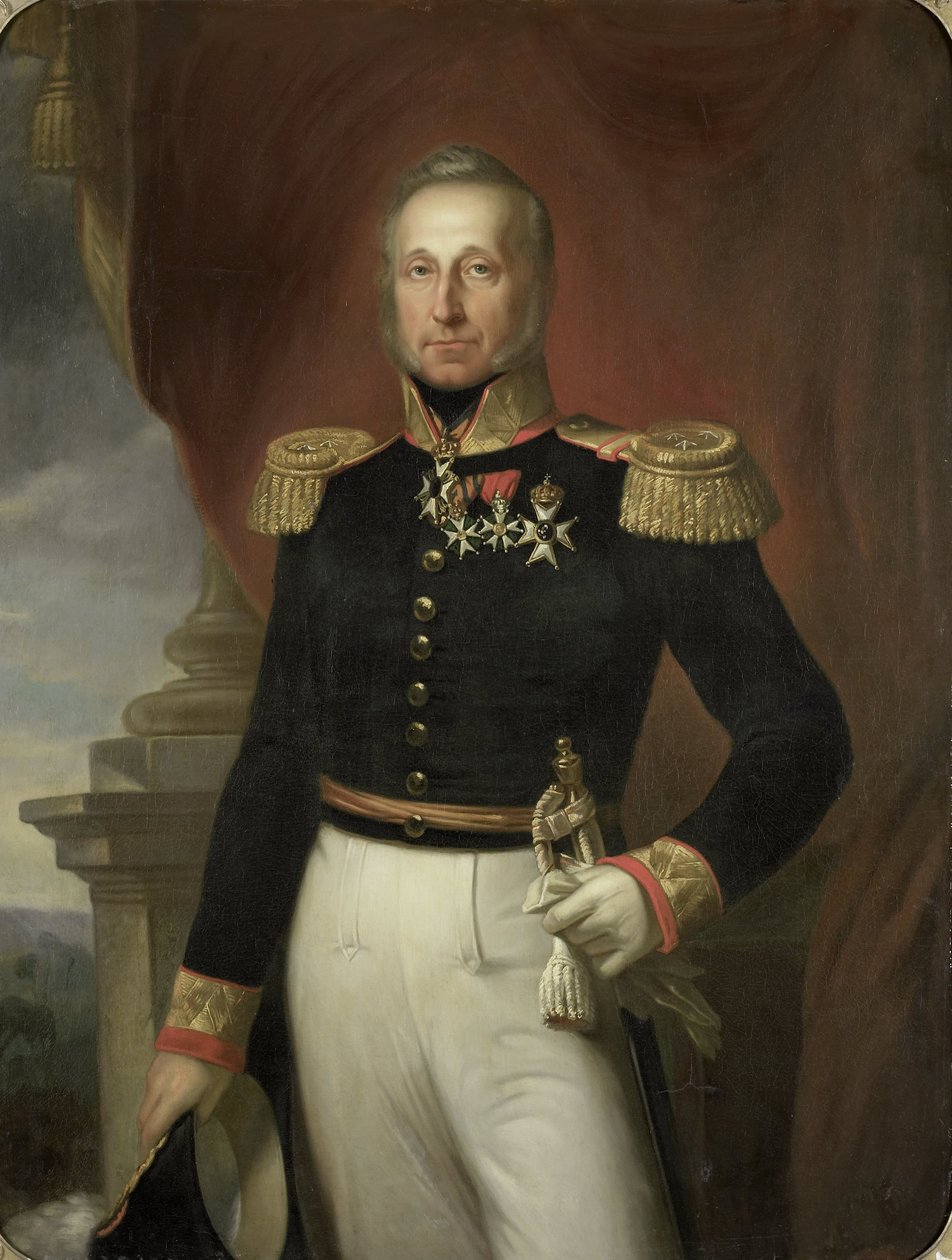 Portrét Dominique Jacques de Eerens, generální guvernér Nizozemské východní Indie od Cornelis Kruseman (copy after)