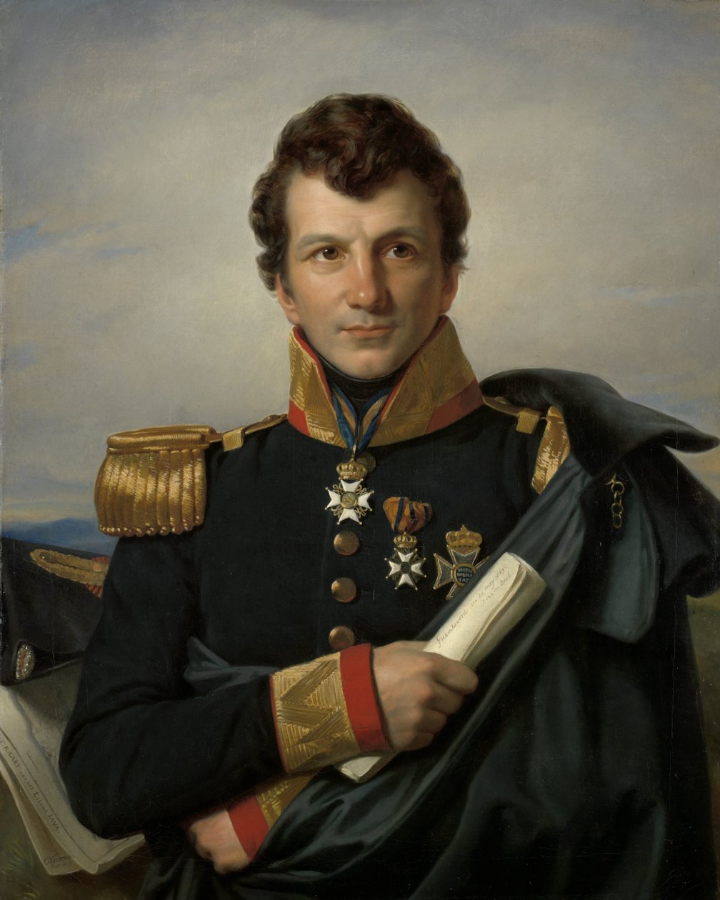 Johannes van den Bosch (1780-1844), generální guvernér Nizozemské východní Indie, koloniální ministr Hrabě Johannes van den Bosch (1780-1844), generální guvernér Nizozemské východní Indie, koloniální ministr od Cornelis Kruseman (signed by artist)