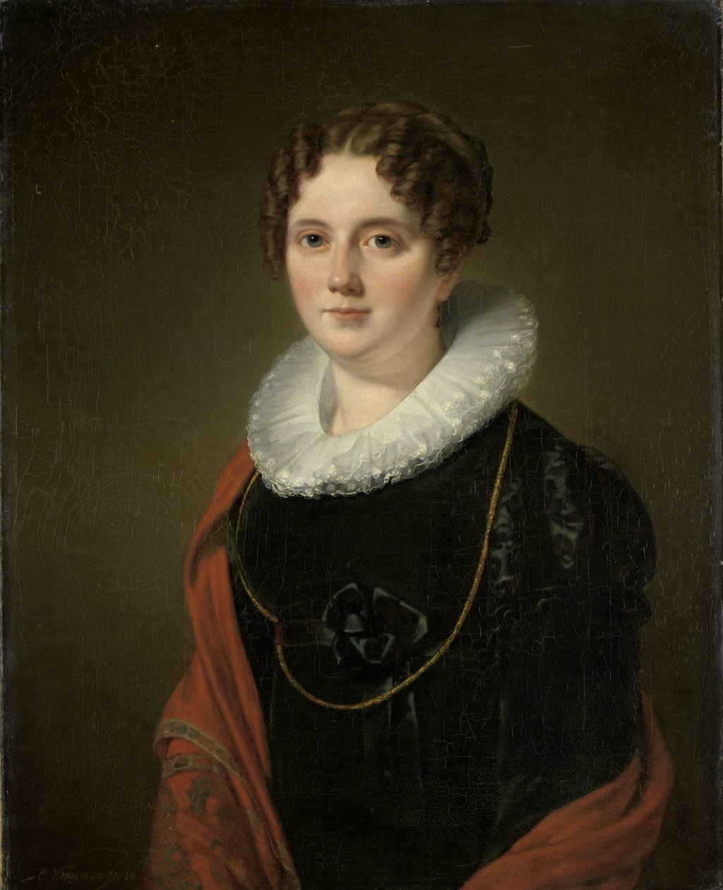 Marie Allebé-Herkenrath, babička malíře Augusta Allebého od Cornelis Kruseman