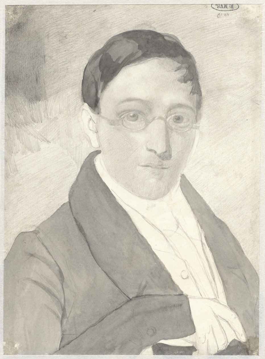 Portrét pána s brýlemi od Cornelis Kruseman