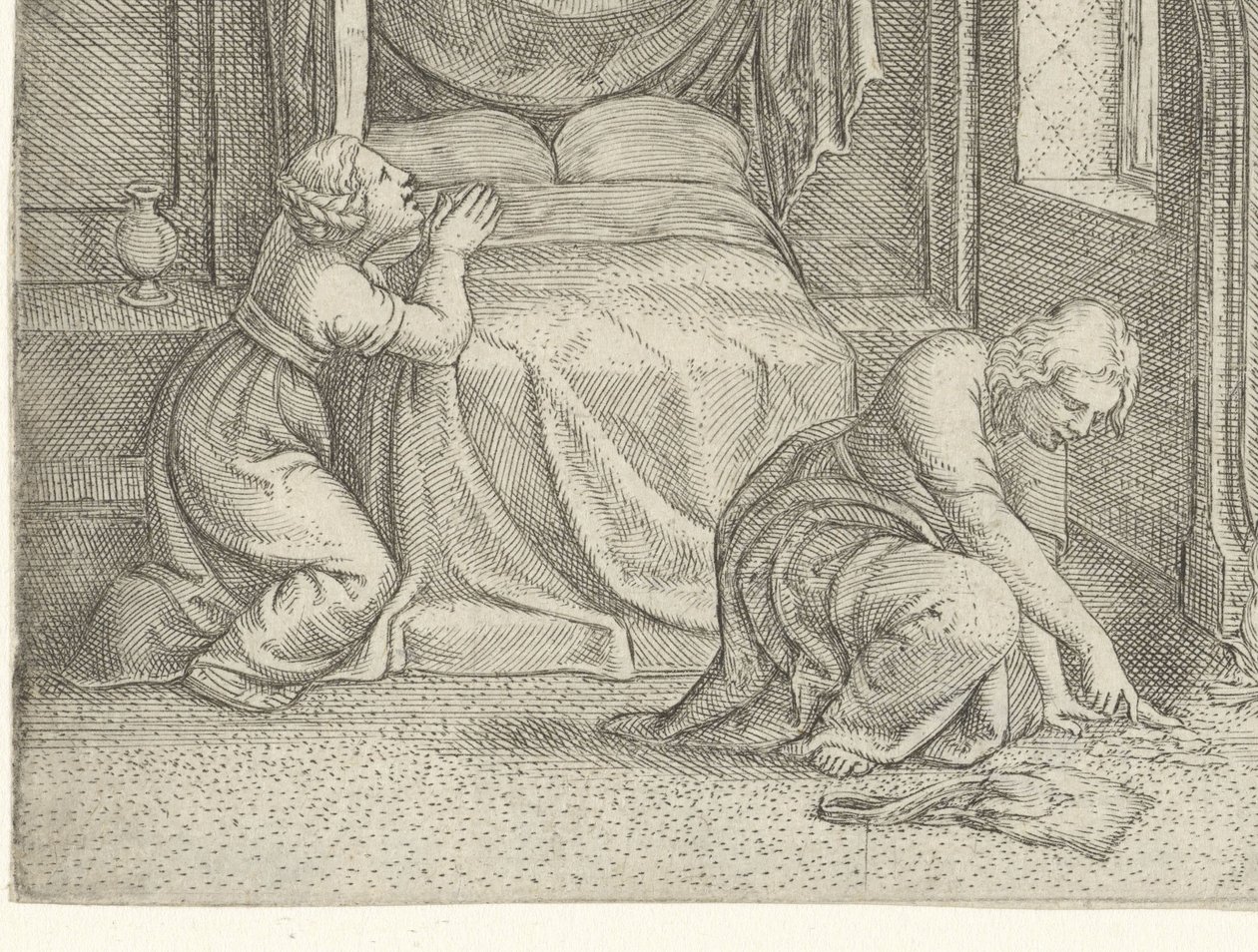 Svatební noc Tobiáše a Sáry Historie Tobiáše (název série) od Cornelis Massijs