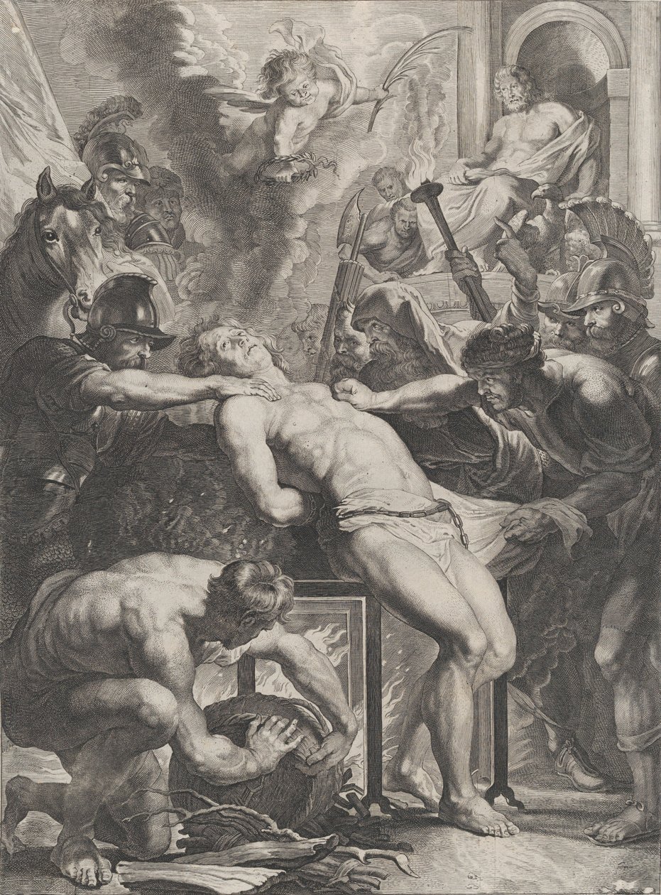 Umučení svatého Vavřince, ca. 1640-70. od Cornelis Meyssens.