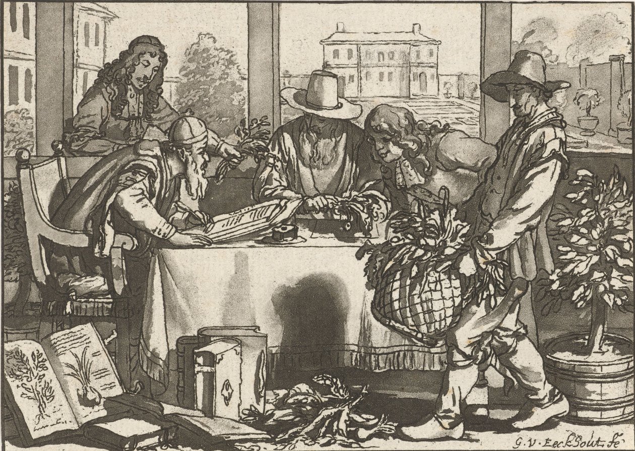 botanik od Cornelis Ploos van Amstel (signed by artist)