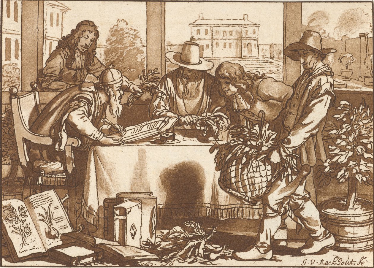 botanik od Cornelis Ploos van Amstel (signed by artist)