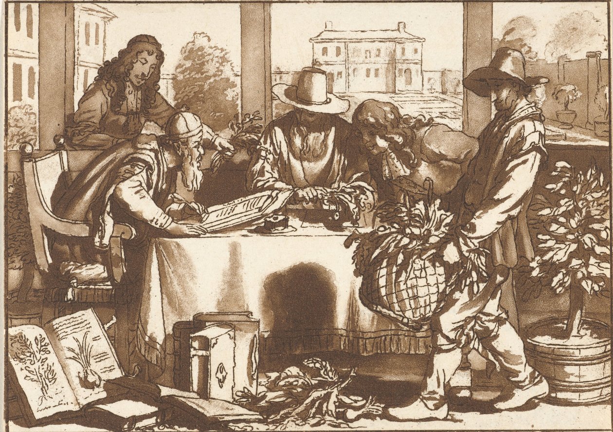 botanik od Cornelis Ploos van Amstel (signed by artist)