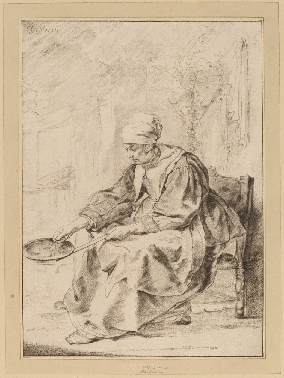 Palačinka žena od Cornelis Ploos van Amstel