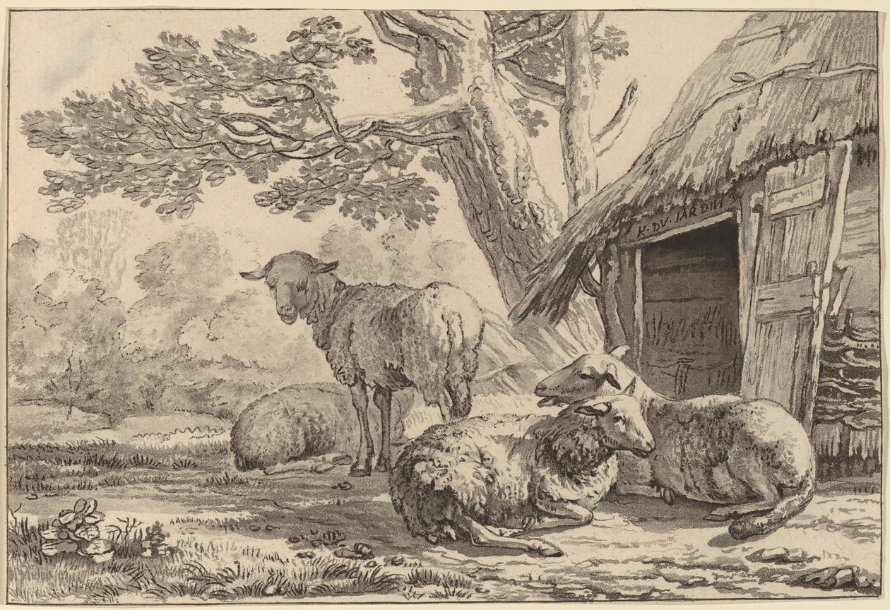 Sheepcote od Cornelis Ploos van Amstel