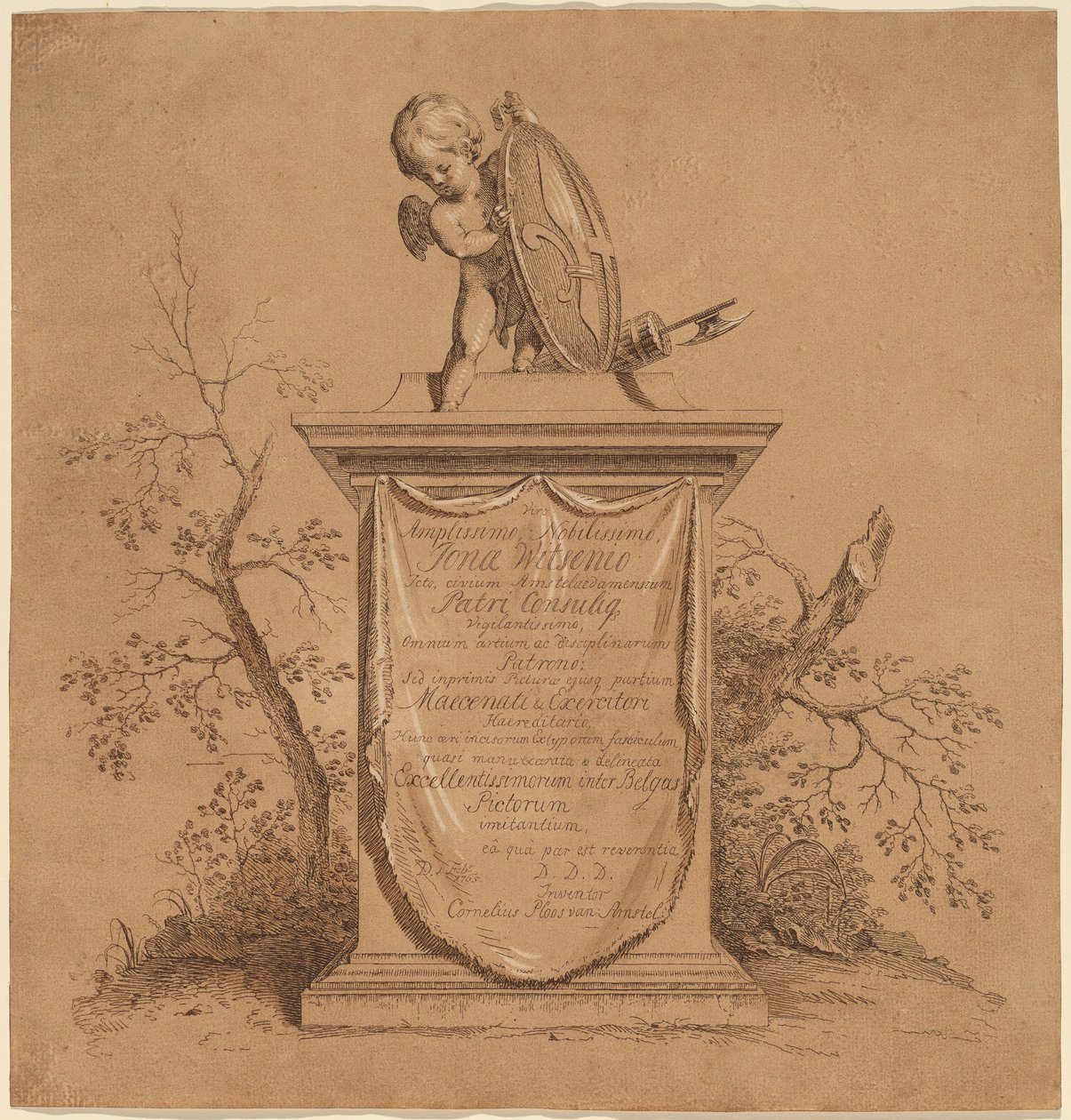 Titulní strana od Cornelis Ploos van Amstel