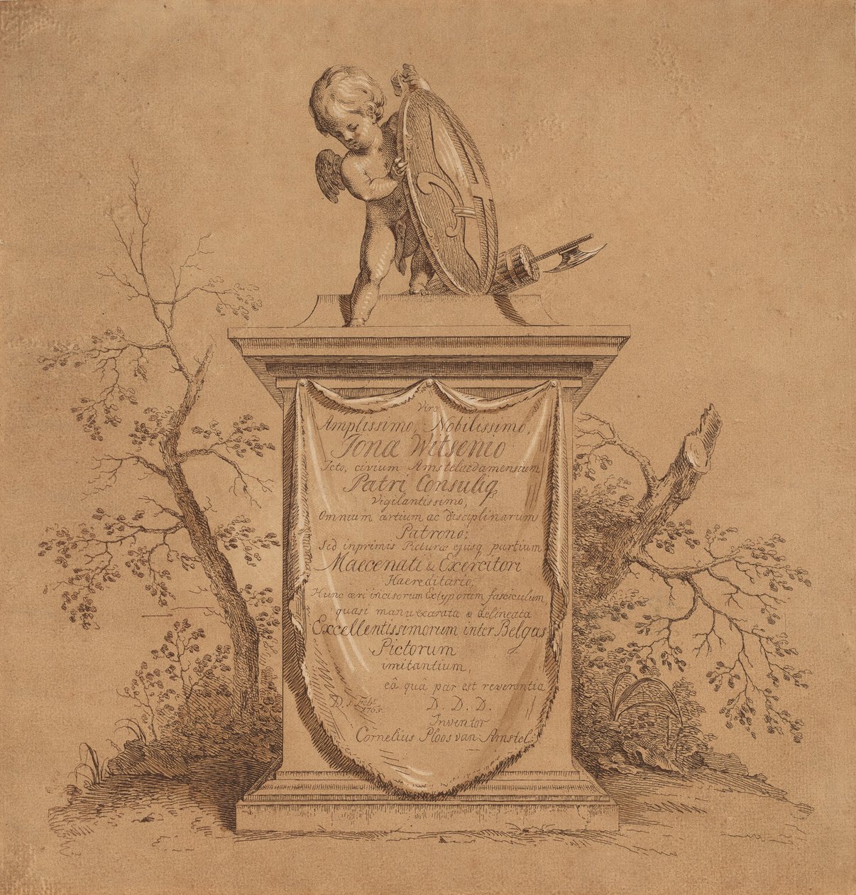 Titulní strana, 1765. od Cornelis Ploos van Amstel