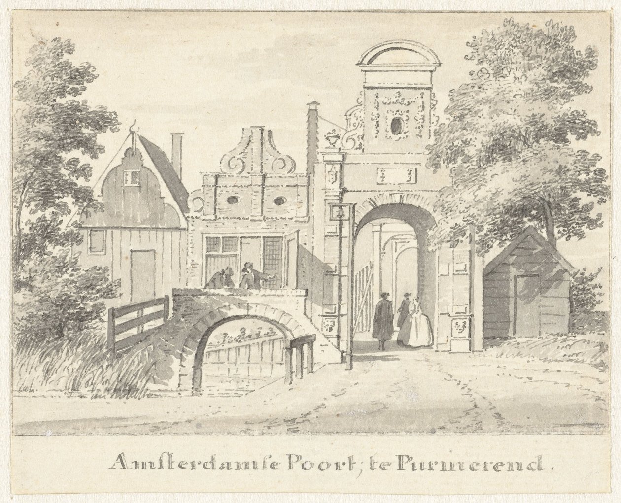 Amsterdamská brána v Purmerendu od Cornelis Pronk