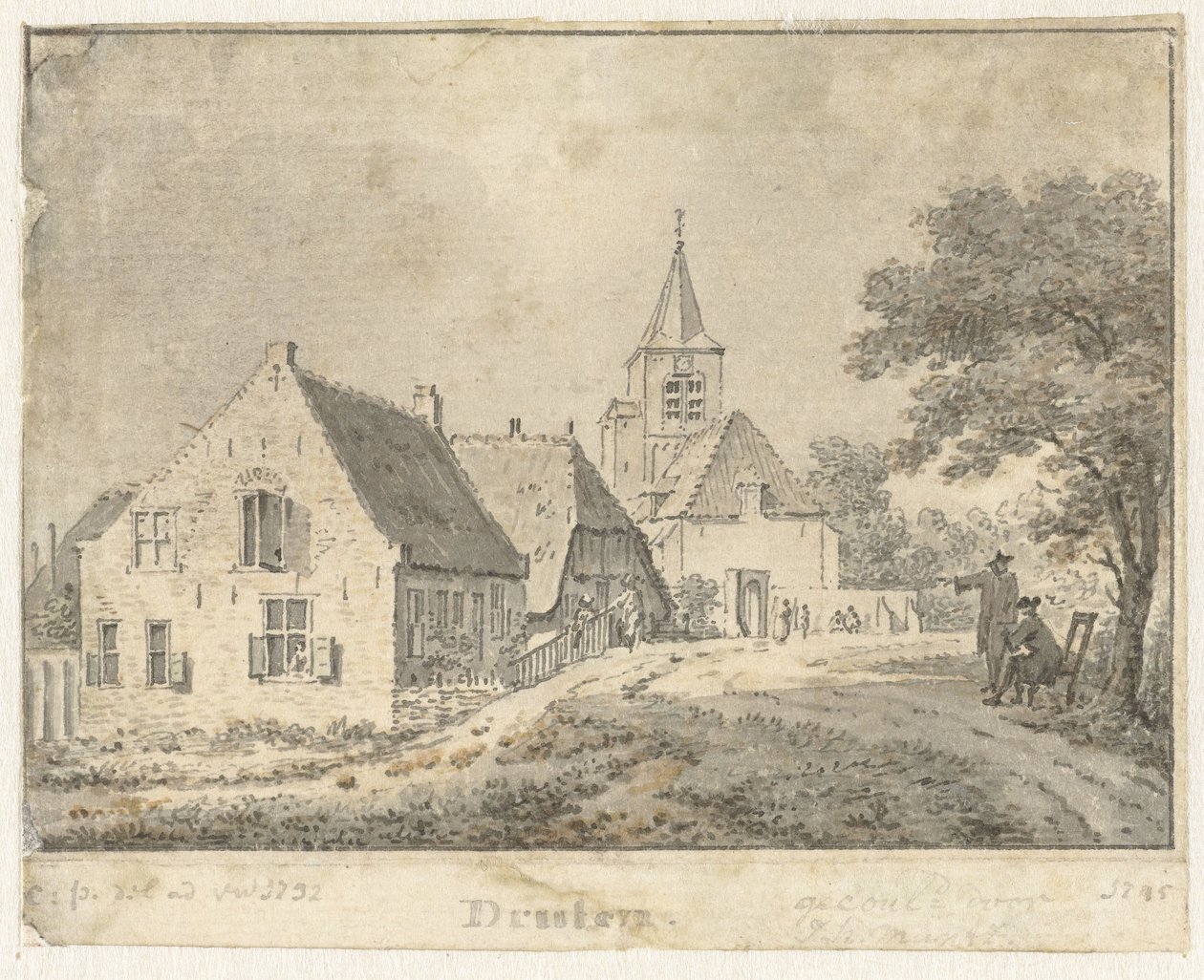 Pohled na Druten od Cornelis Pronk