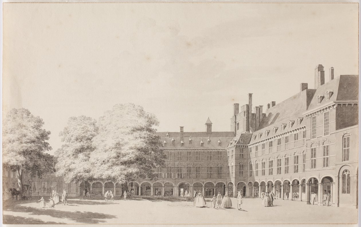 Binnenhof v Haagu od Cornelis Pronk