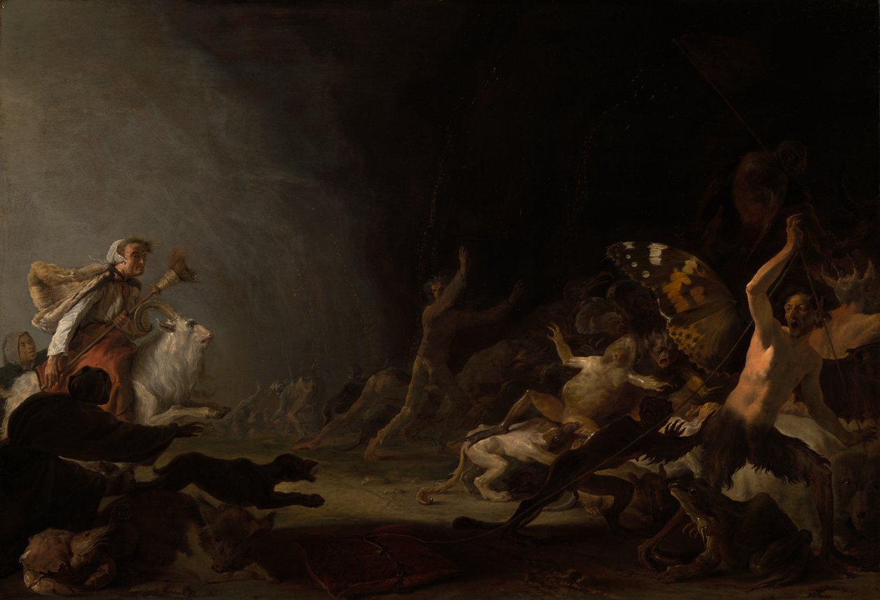 Čarodějnický sabat od Cornelis Saftleven