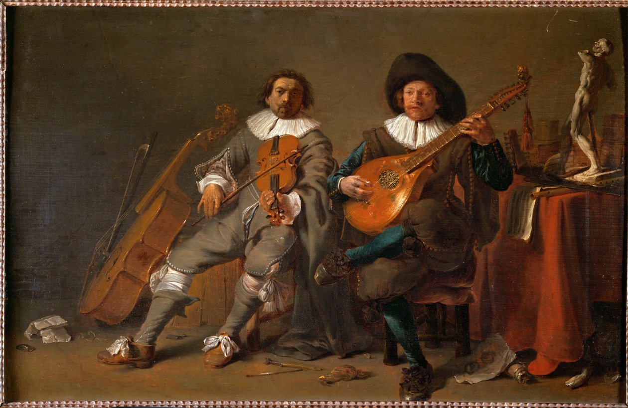 Duet (s autoportrétem) od Cornelis Saftleven