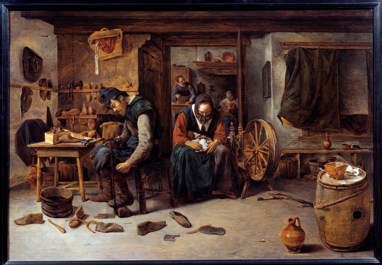 Interiér Savetier od Cornelis Schack