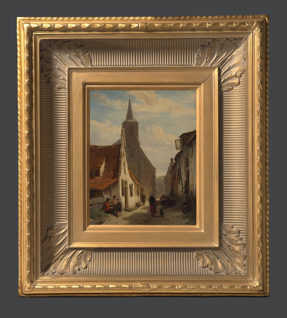 Kostel v Zandvoortu od Cornelis Springer