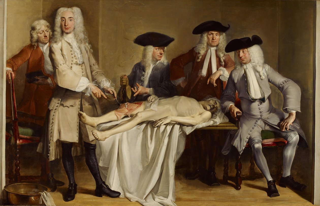 Anatomická přednáška dr. Willema Röella od Cornelis Troost