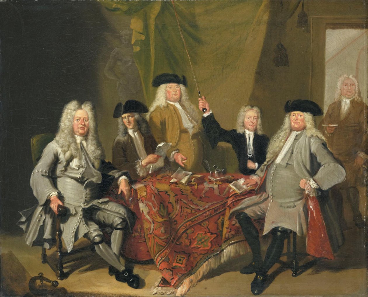 Inspektoři Collegium Medicum od Cornelis Troost