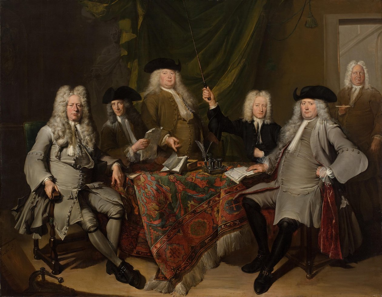 Inspektoři Collegium Medicum od Cornelis Troost