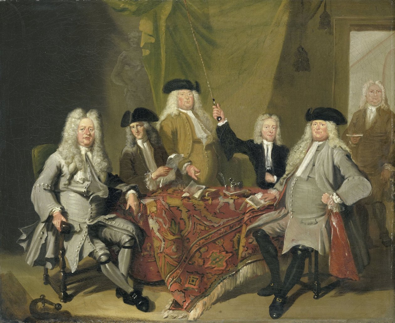 Inspektoři Collegium Medicum v Amsterdamu, 1724 od Cornelis Troost