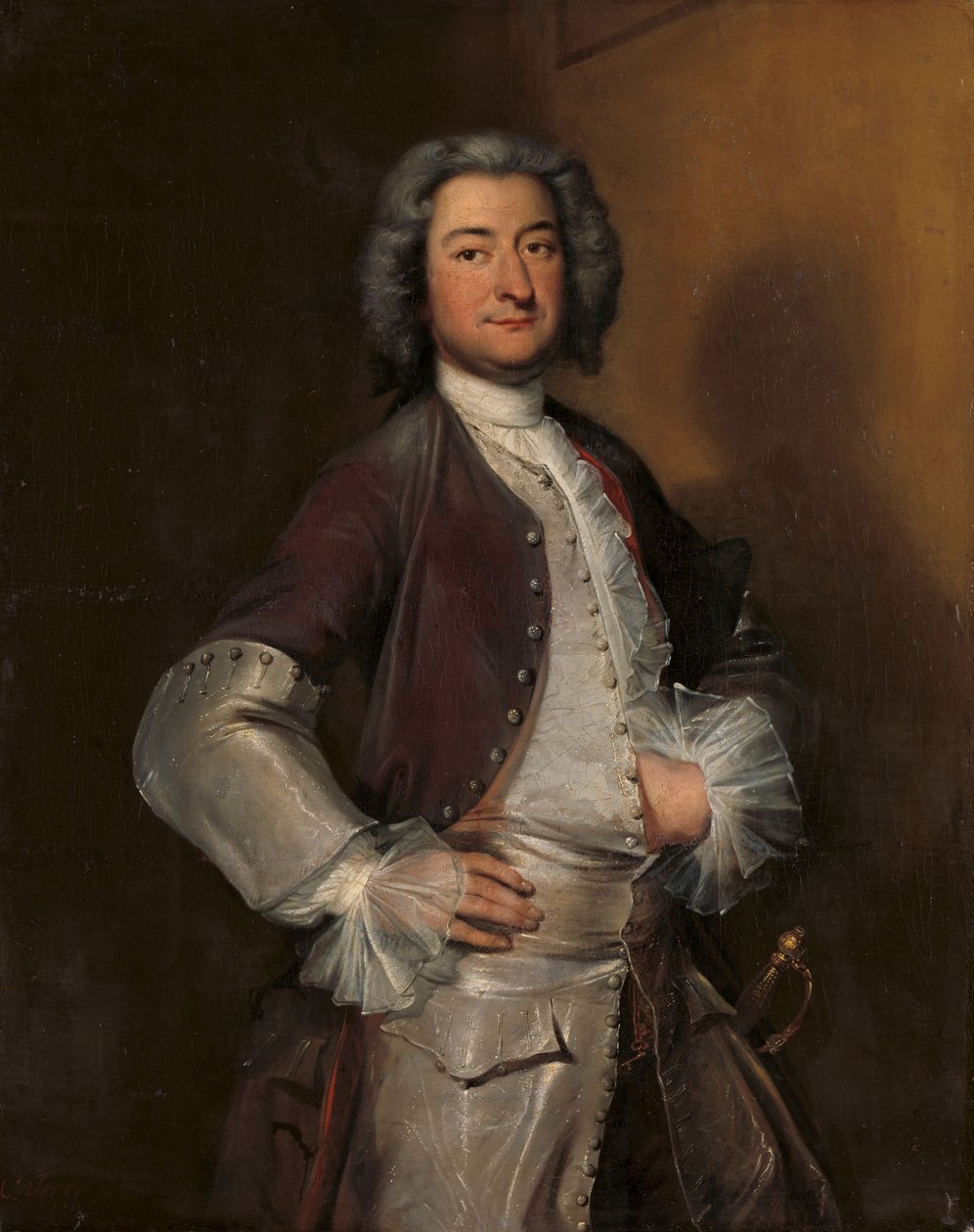 Portrét Isaaca Sweerse od Cornelis Troost