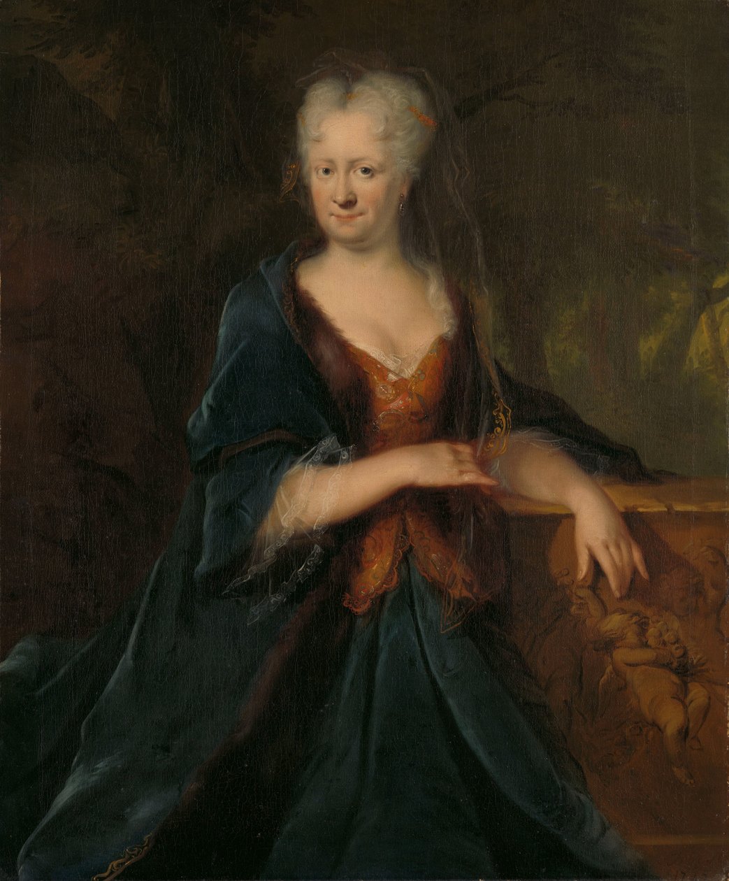 Portrét Louise Christiny Trip, manželky Gerrita Sichtermana od Cornelis Troost