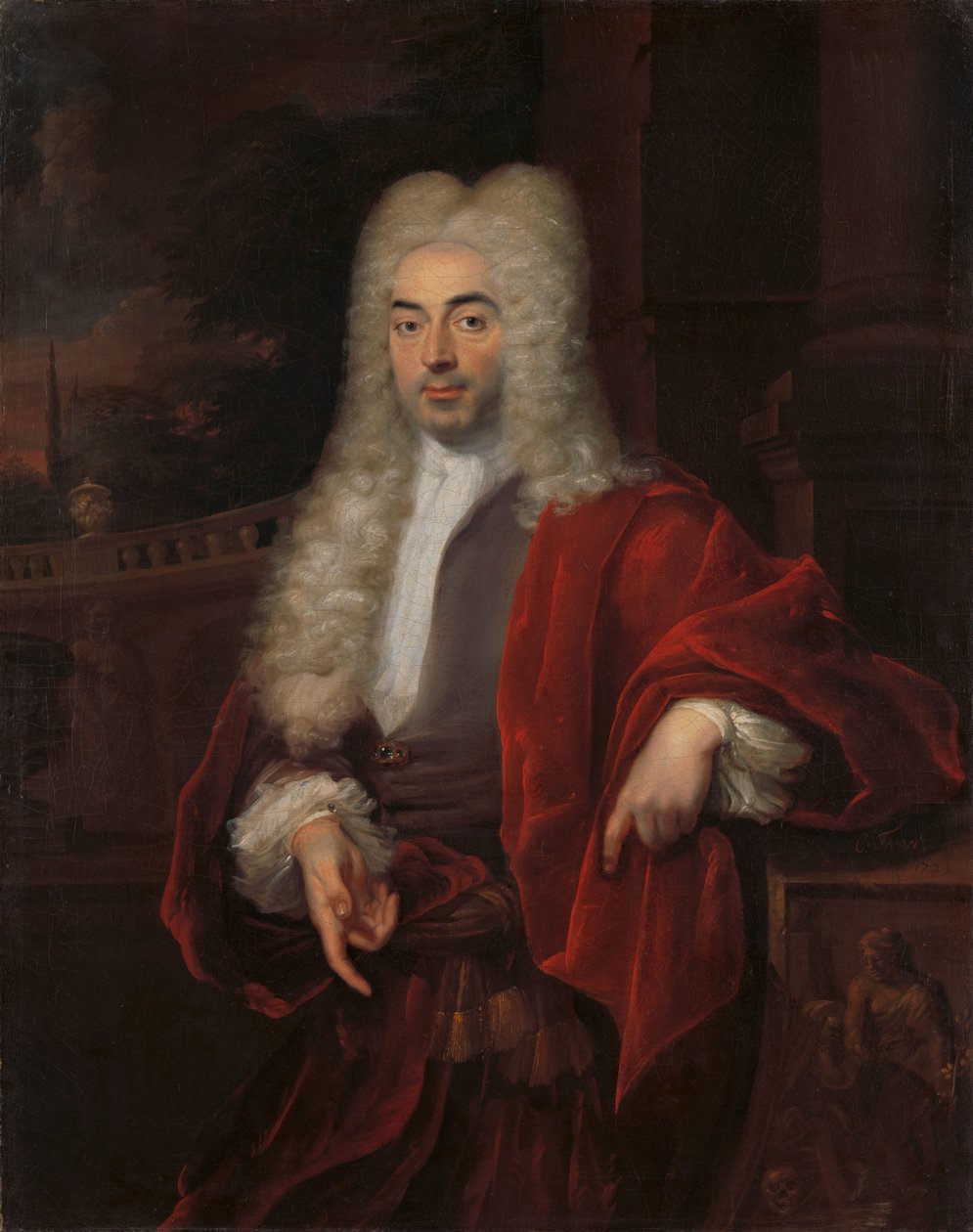 Portrét muže od Cornelis Troost