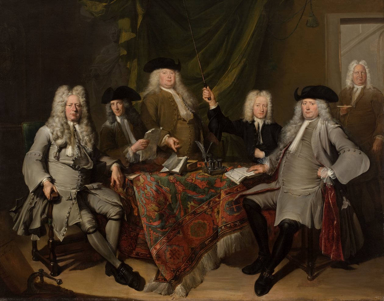 Portrét inspektorů Collegium Medicum Portrét inspektorů Collegium Medicum od Cornelis Troost