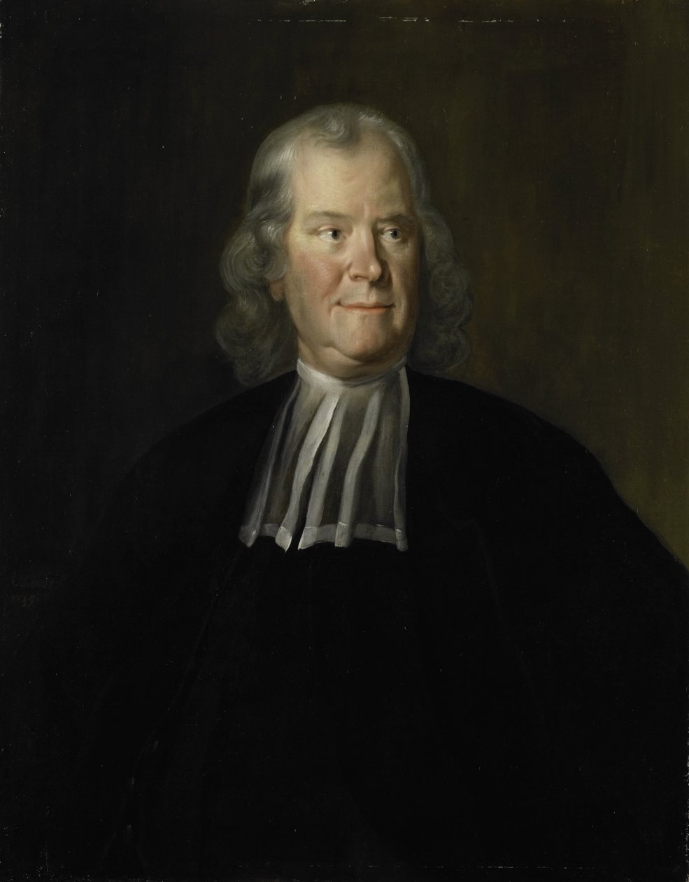 Portrét lékaře Hermana Boerhaavea, profesora na univerzitě v Leidenu od Cornelis Troost