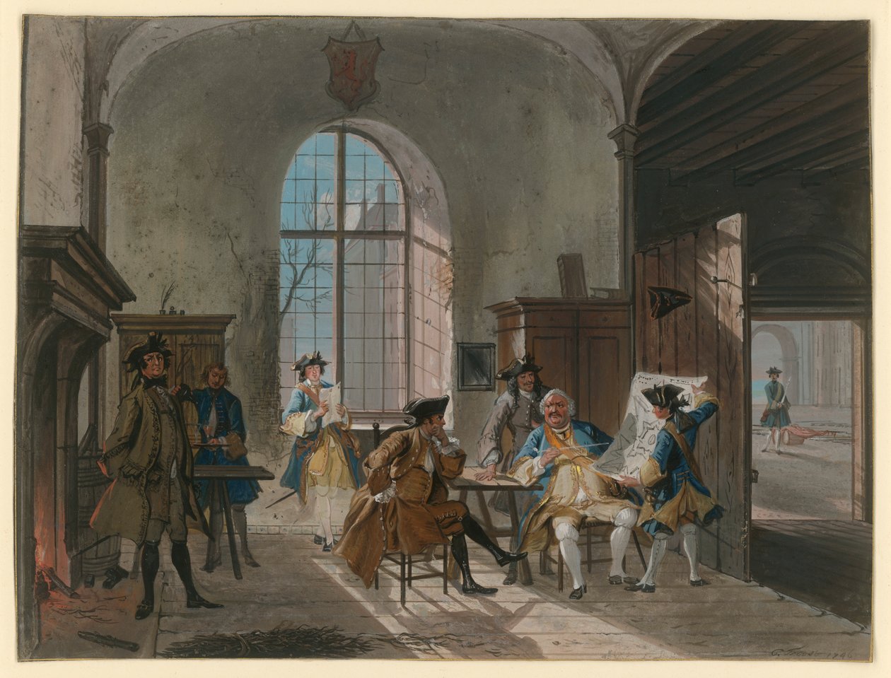 Strážnice od Cornelis Troost
