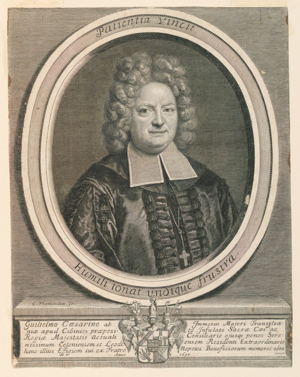 Portrét Williama Caesara od Cornelis Vermeulen