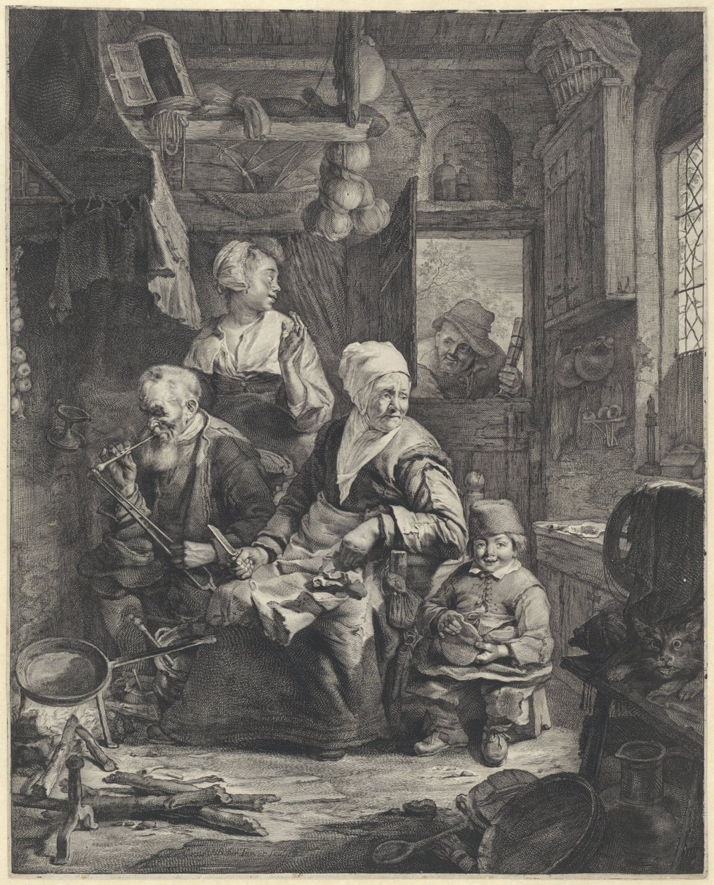 palačinkář od Cornelis Visscher (II)