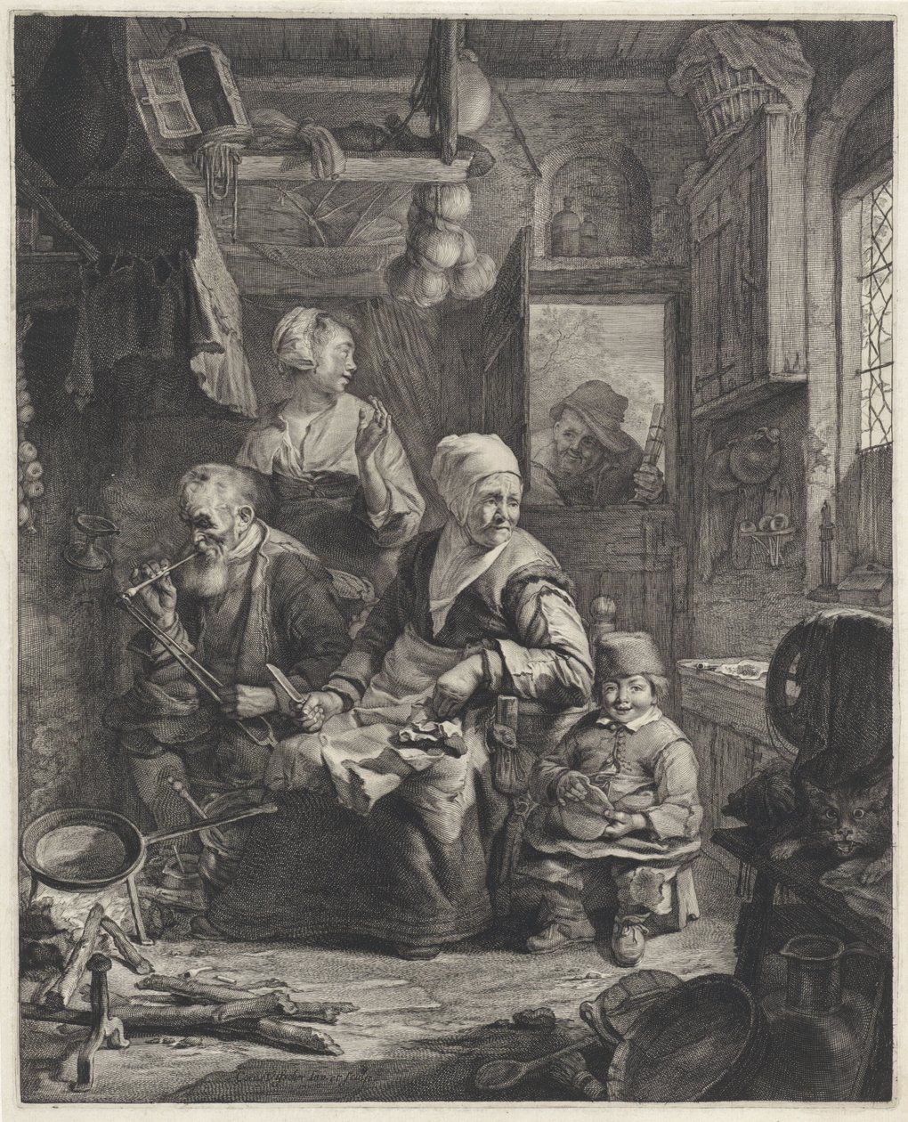 palačinkář od Cornelis Visscher (II)